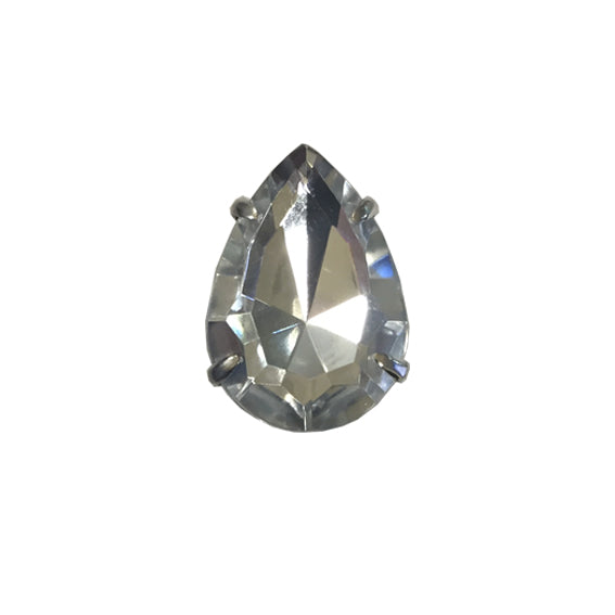 Pietra a Goccia da Ricamo mm 18 x 25
