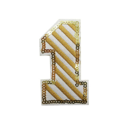 Patch Numero 1 Ricamato