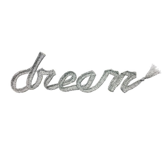 Applicazione "Dream" con Ricamo Cornely Termoadesiva Argento