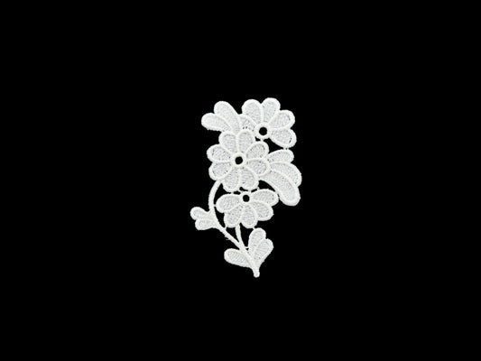Motivo Mazzo Fiori Grande Macramè Cotone
