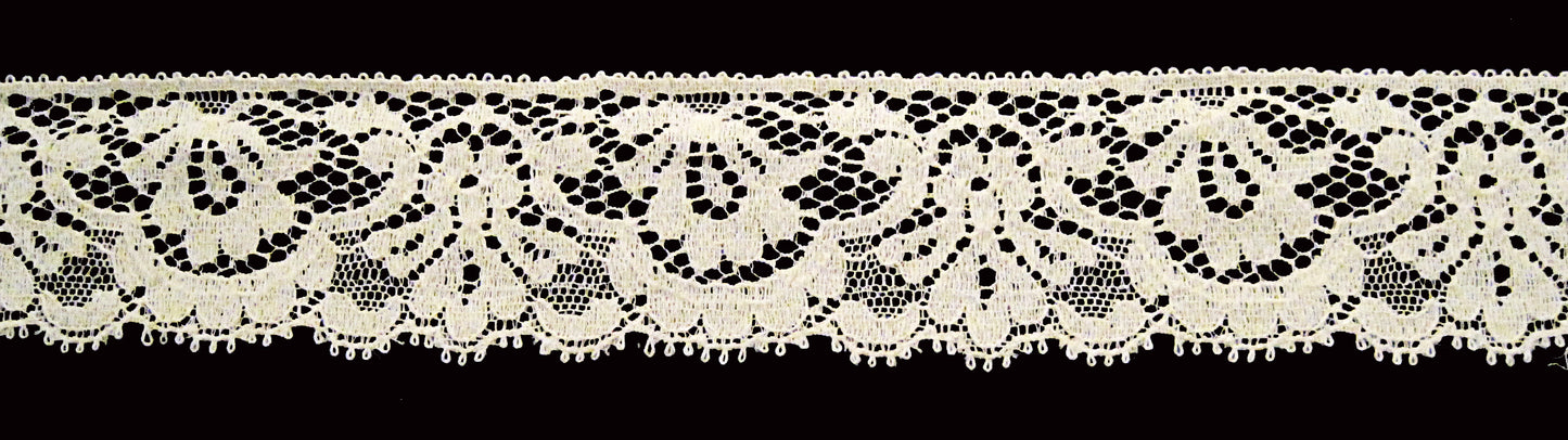 Pizzo Valencienne Cotone alto 5 cm