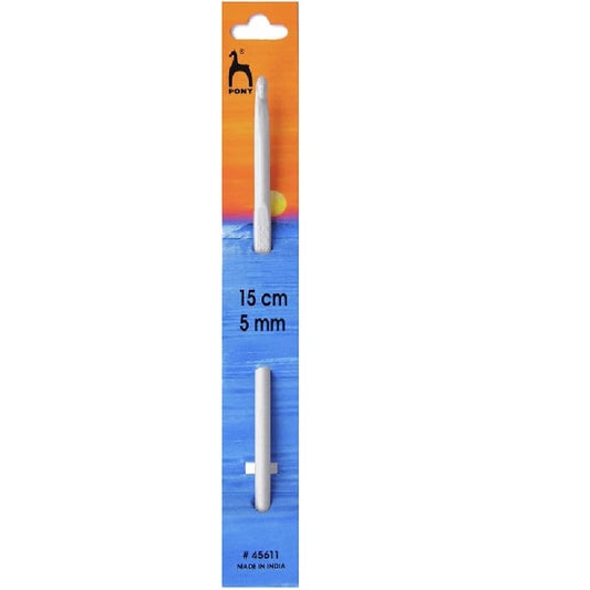 Pony Uncinetto in Alluminio Lana 45611 misura 15cm x 5 mm