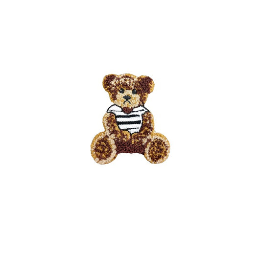 Patch  Toppa Orsetto Punto Spugna con Maglietta a Righe