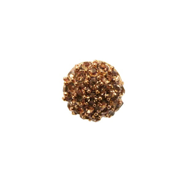 Bottoncino Tondo con Strass