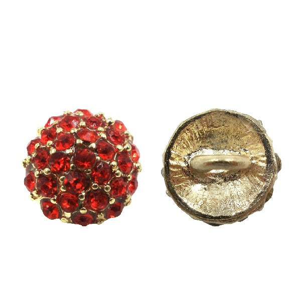 Bottoncino Tondo con Strass