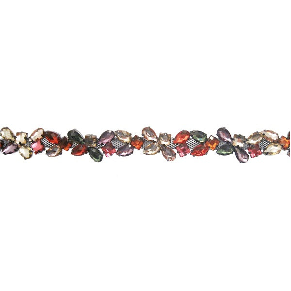 Catena Strass con Pietre Colorate