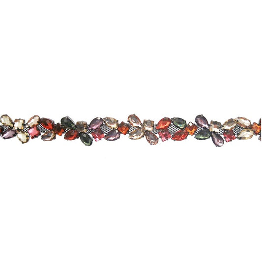Catena Strass con Pietre Colorate