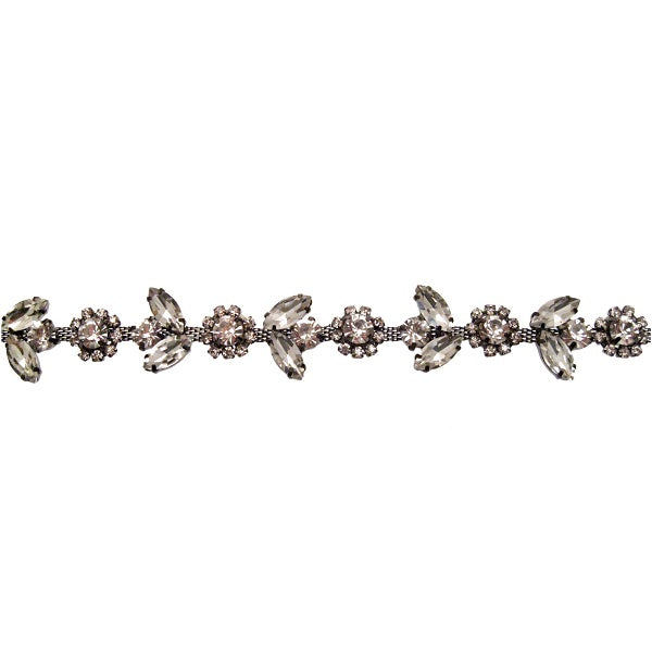 Catena Strass e Cristalli a Tema Floreale