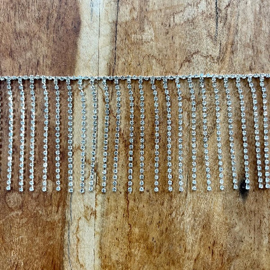 Frangia Catena Cristalli Strass