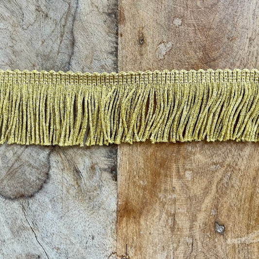 Frangia Tripolino Lurex Oro 5 cm